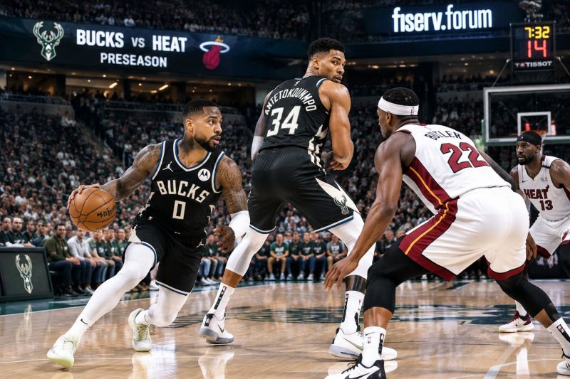 10月07日 NBA季前赛 雄鹿vs热火 赛前预测:密尔沃基主场火力占优
