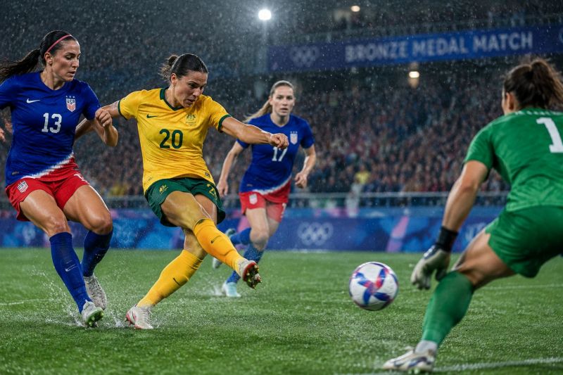 澳大利亚女足vs美国女足:铜牌战攻防对位与比分预测