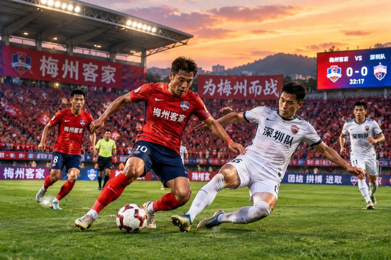 梅州客家主场迎深圳:攻防对位藏隐忧,比分或定格2-1