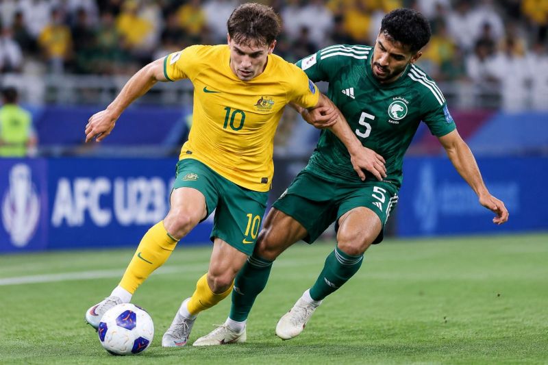 澳大利亚U23 vs 沙特U23:半决赛硬碰硬,袋鼠军团一球险胜?