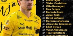 瑞典超等联赛曲播:米亚尔比瑞典超第二轮名单公布，艾菲尔丁持续两场未入选