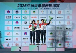 亚洲青年攀岩锦标赛落幕 中国队位居奖牌榜第二