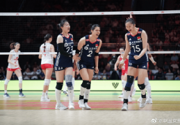 继续加油！世联赛北京站中国女排3:0战胜法国女排