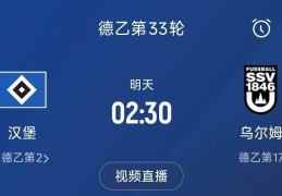 终于原谅德甲？汉堡冲甲6年均失败，今晚赢球就升德甲amp;对手排倒2