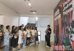 山西太原：“杏韵者”志愿服务队走进山西省当代美术馆