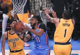 NBA总决赛第二场：雷霆胜步行者