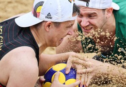 成都世运会｜比利时队获得沙滩荷球混合团体赛季军