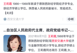 王莉霞落马幕后