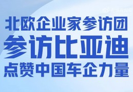 比亚迪跑出新能源加速度 北欧企业家参访团为其点赞:加比亚迪尼