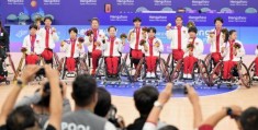 杭州亚残运会|中国队大胜日本队 卫冕女子轮椅篮球冠军:中国对日本篮球曲播