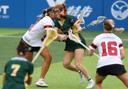 成都世运会丨棍网球——女子半决赛：加拿大队战胜澳大利亚队