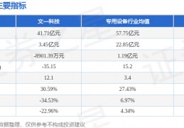 文虎一:文一科技（600520）12月18日主力资金净卖出3181.12万元