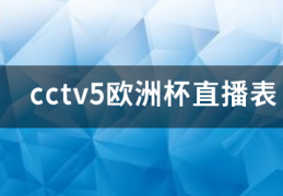 央视2021欧洲杯转播方案:cctv5欧洲杯来自曲播表