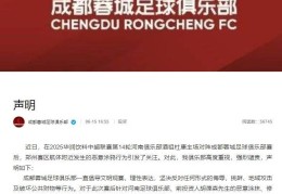 成都蓉城回应“球迷恶意涂鸦侮辱河南足球”