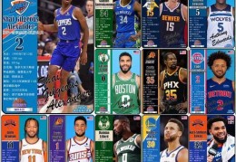 球星卡（NBA）：2024/25赛季场均得分榜TOP12，得分王亚历山大