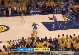 NBA总决赛|替补胜出31分，步行者胜雷霆，大比分2：1领先