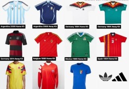Adidas将推出多款经典国家队复刻球衣：阿根廷、德国、意大利在列