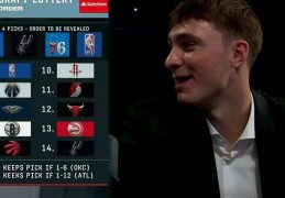 NBA乐透抽签：独行侠爆冷获状元签 马刺榜眼签76人探花签