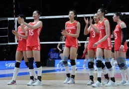世界女排联赛（中国北京站）：中国队胜比利时队