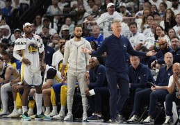 NBA季后赛｜库里缺阵球队实力降档 勇士无奈接受1比4结局