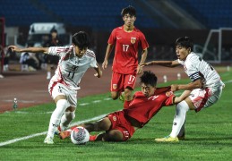 沈阳国际足球锦标赛：中国U16队平日本U16队