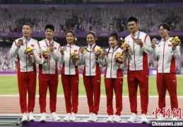 （杭州亚运会）苏炳添、谢震业、切阳什姐等领取递补获得的奥运奖牌:巴萨官方颁布发表梅西离队