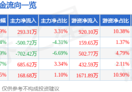 股票行情快报：绿联科技（301606）12月4日主力资金净买入293.31万元