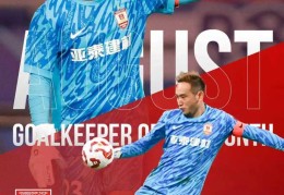 吴亚轲当选8月最佳守门员