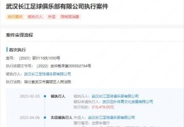 足球角逐曲播:无合理理由拒不履行施行息争协议，武汉长江被列为失信被施行人