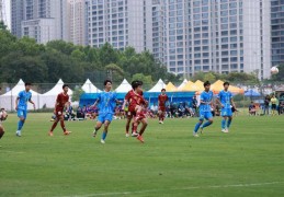 全国十五运U18男足资格赛辽宁队取得开门红