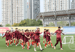 中国女足备战永川国际女足锦标赛