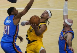 NBA总决赛第三场：步行者胜雷霆