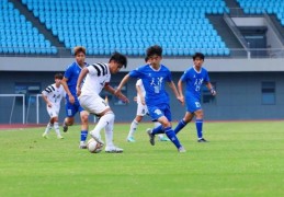 全运会男足U20组预赛第四轮，上海U20队2比1战胜天津U20队