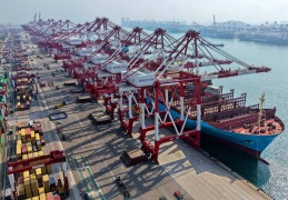 山东港口青岛港外贸航线数量持续增加