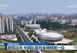 成都世运会：赛程过半 中国队暂列金牌榜第一位