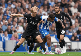 热刺2-2布莱顿 库杜斯造乌龙绝平