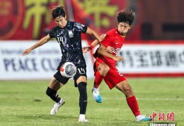 沈阳“和平杯”国际足球锦标赛中国队负韩国队