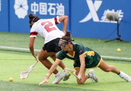 （成都世运会）棍网球——女子半决赛：加拿大队战胜澳大利亚队