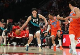 NBA｜杨瀚森出场4分钟1篮板 开拓者不敌雷霆