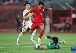 足球——沈阳国际锦标赛：中国U16队平日本U16队