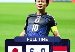 0-6惨败！全场0射门！淘汰了国足的印尼队，被日本男足彻底碾压！
