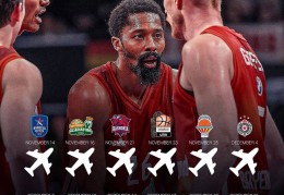 12场比赛里面有11个客场！欧洲篮球这强度也不见得比NBA低多少啊！