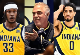 右跟腱撕裂！哈利伯顿将缺席2025-26赛季，NBA步行者1年合同签怀斯曼