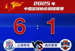 【足球】重拾胜利感觉！上海申花主场6:1大胜梅州客家