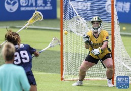 成都世运会｜棍网球女子预赛：美国队战胜澳大利亚队